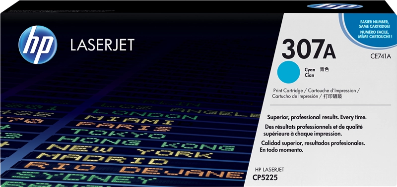 HP Cartuccia Toner originale ciano LaserJet 307A