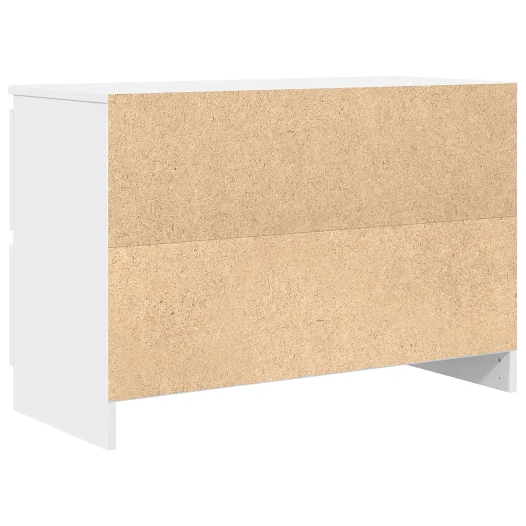 Mobile Porta TV Bianco 80x35x54 cm in Legno Multistrato