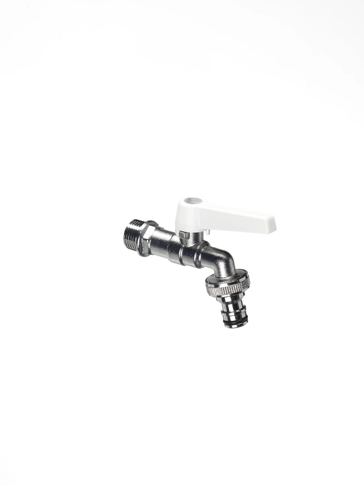Rubinetto  con leva colorata in ottone Belfer  diametro Ø28mm Colore: Bianco