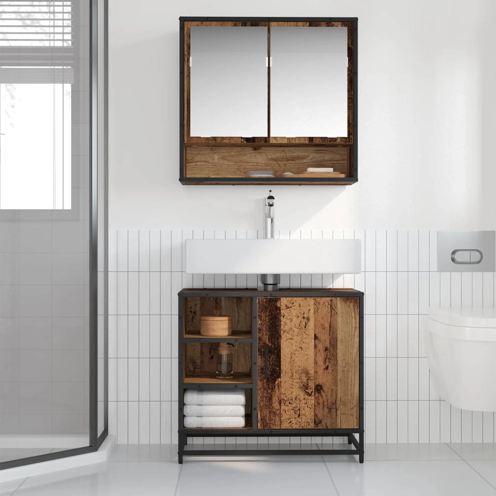 Mobile da Bagno Legno vecchio 65 x 33 x 60 cm Legno multistrato 883634