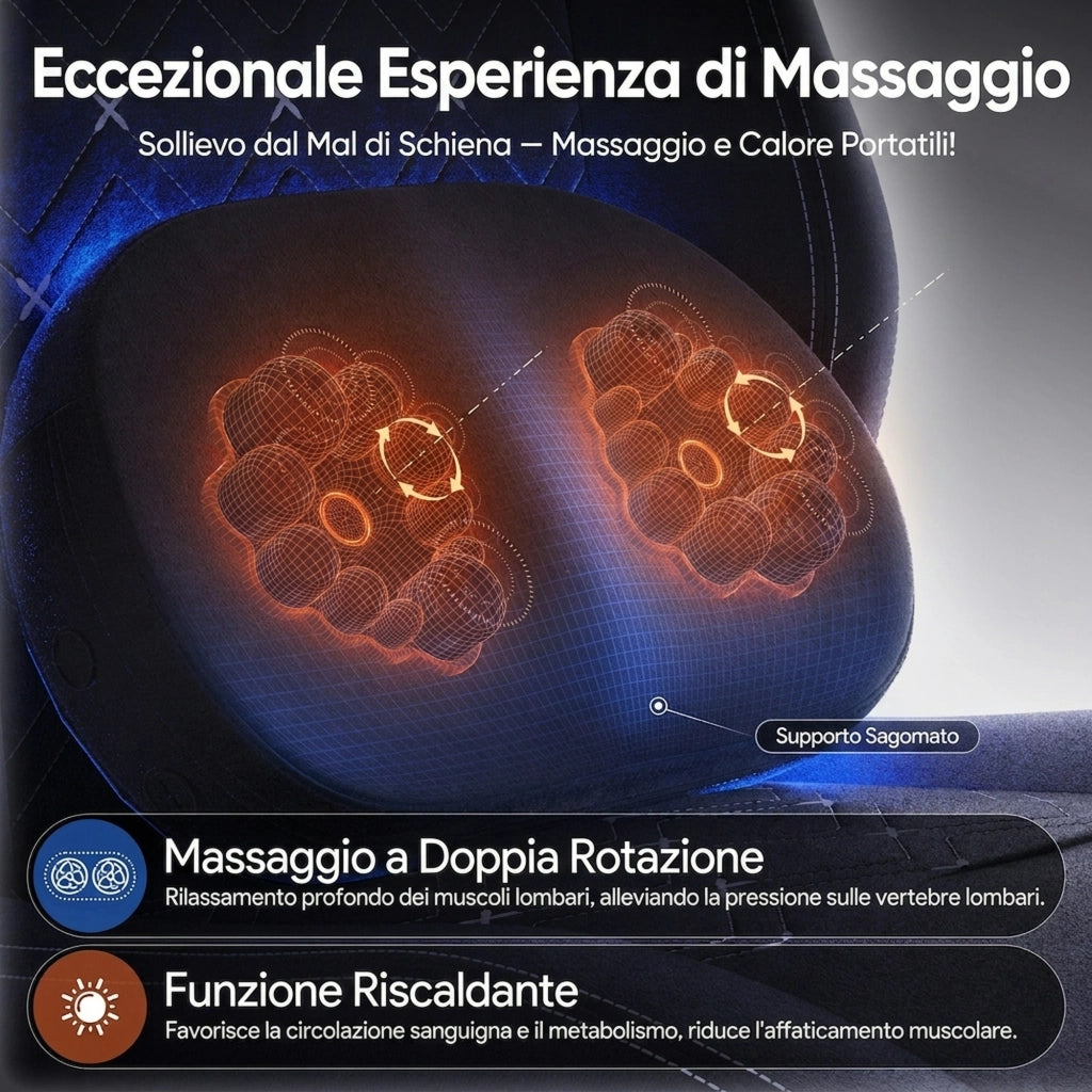 Sedia da Gaming | Funzioni di riscaldamento e massaggio, supporto lombare, poggiapiedi, materiale in tessuto, neroc