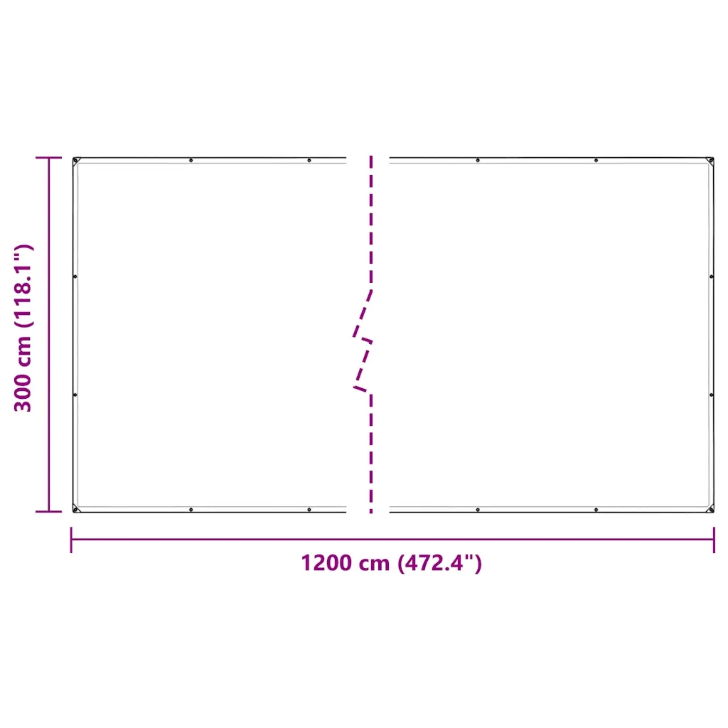 Telone Trasparente con Occhielli 3x12 m in Polietilene 4018517