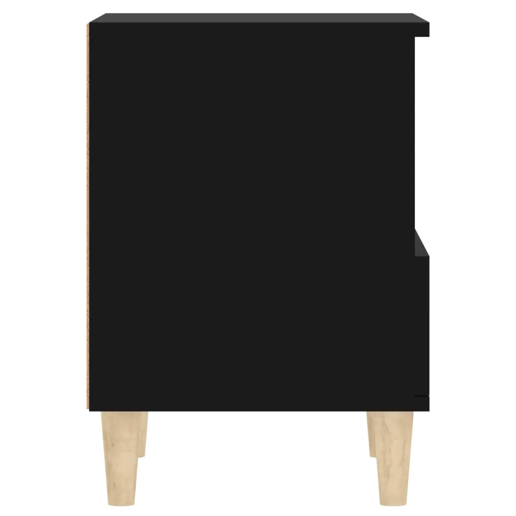 Comodini 2 pz-Set di 2 Tavolino da notte Nero 40x35x50 cm 396158