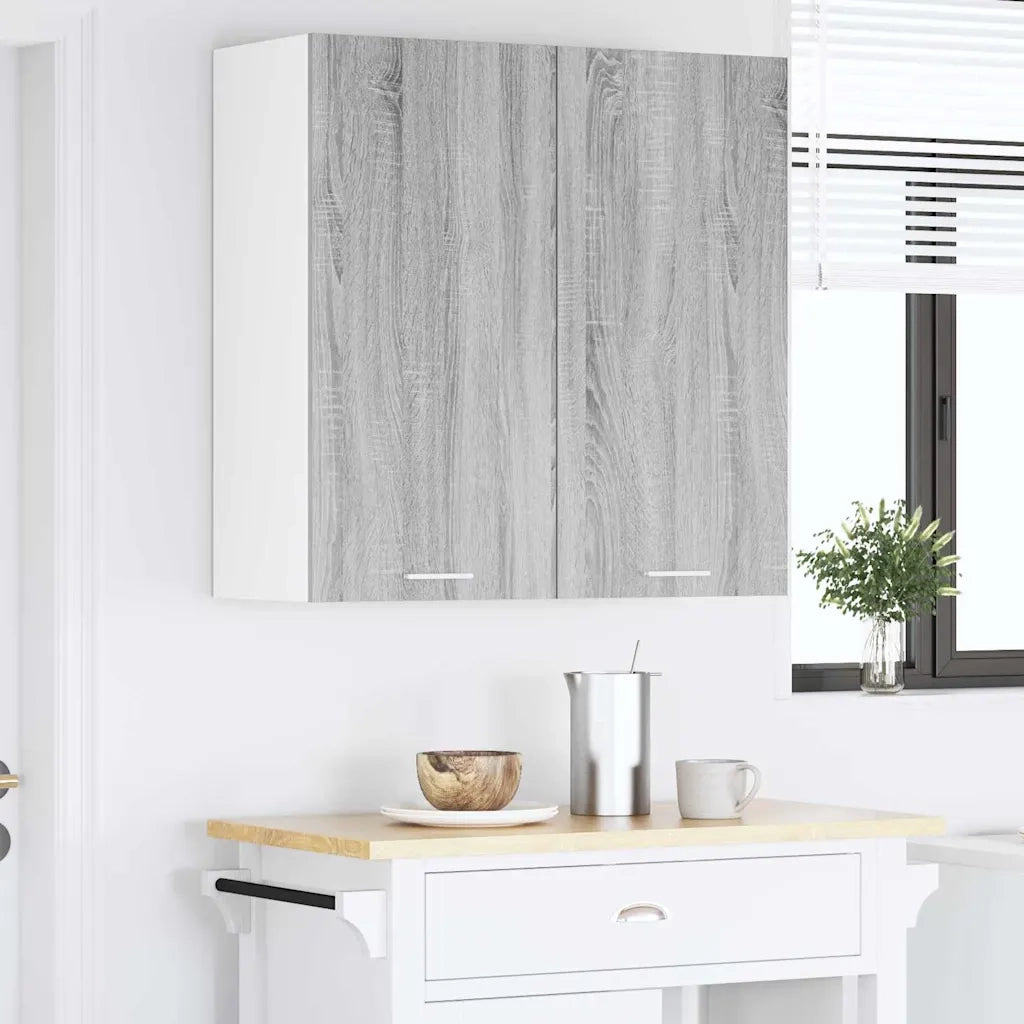 Armadio pensile Grigio Sonoma 80 x 31 x 80 cm Legno multistrato