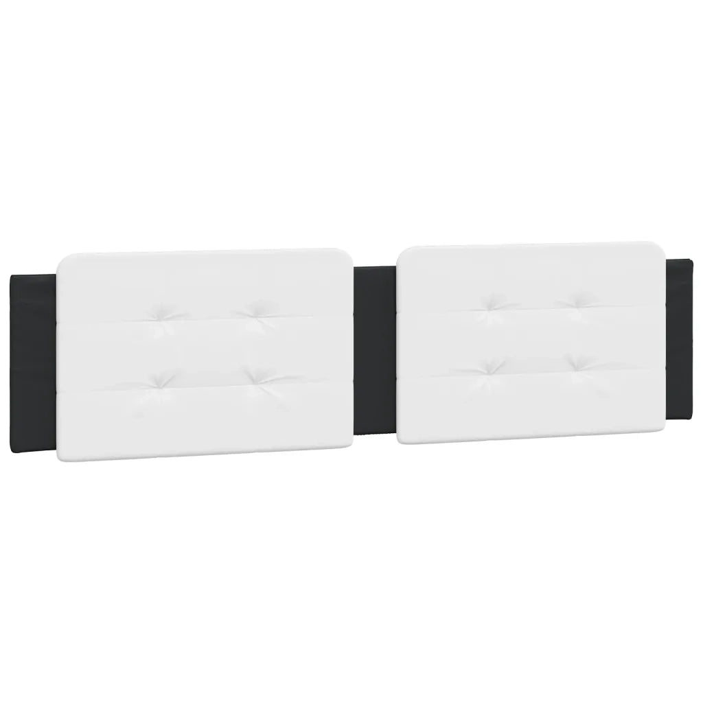 Cuscino Testiera Zadar Nero e Bianco 200 cm in Similpelle CFW4074066