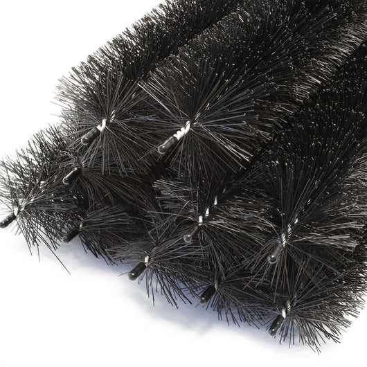 Spazzola per grondaie e Barriera anti piccioni 10 scovoli 12 m Ø 10,5 cm per pannelli fotovoltaici