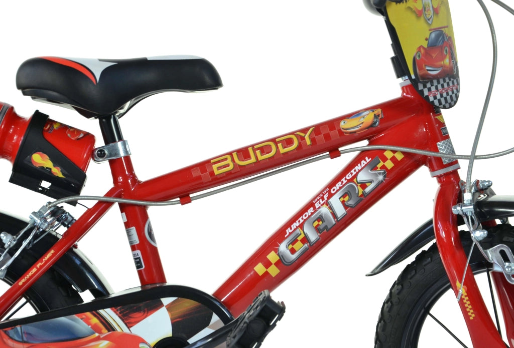 SCH CARS 16", bicicletta per bambini, bici bambino, adatta a bambini tra i 5 e i 7 anni, per altezza tra 105 e 135 cm, c