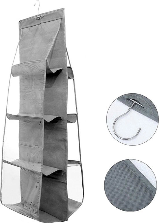 Organizzatore da parete appeso - appeso - Raccoglitore da parete spaziale con 8 contenitori - Attacchi porta - Borse da stoccaggio - Raccoglitore da parete appeso