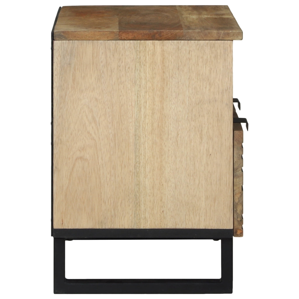 Cabinet per TV 70x33.5x46 cm in legno massello di mango