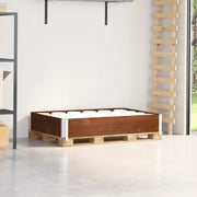 Paretale per Pallet Marrone 120x80cm in Legno Massello di Pino