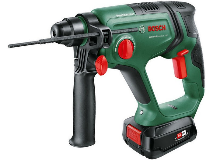 martello tassellatore universal hammer 18v 2 batterie 2,5 ah cod:ferx.vit54557