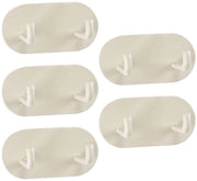 Set di asciugamani appesi 5 pezzi - 5-pack - Acqua e condensa impermeabile - Materiale in acciaio inossidabile - Facile da installare - Spazievendente - Supporto da parete