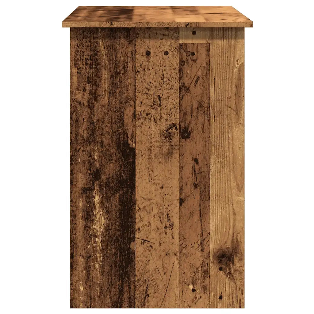 Scrivania Legno Antico 100x50x76 cm in Legno Multistrato
