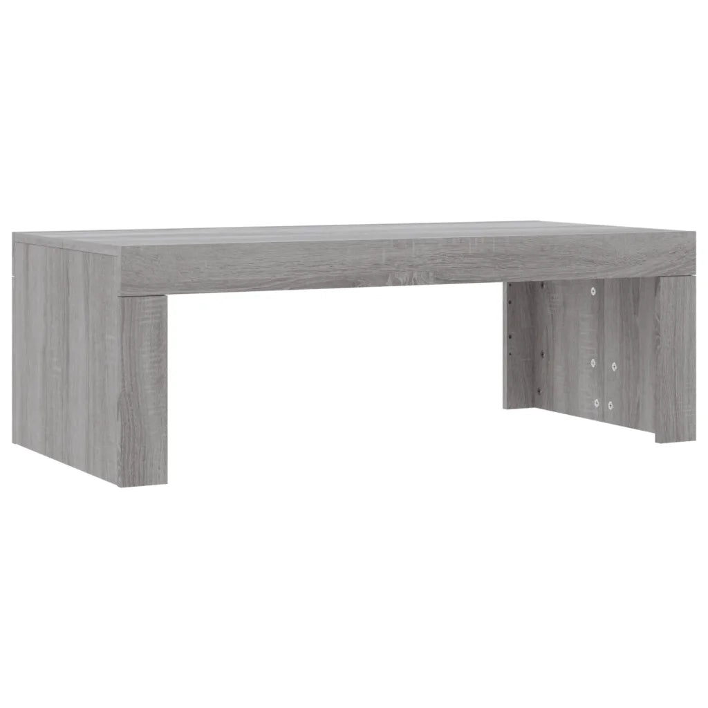 Tavolino da Salotto-Tavolino da soggiorno-Tavolo Grigio Sonoma 102x50x36cm Legno Multistrato 700840