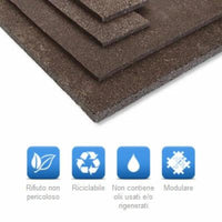 Isolante acustico per sottopavim ento isorubber mm.3 rotolo mt.1x