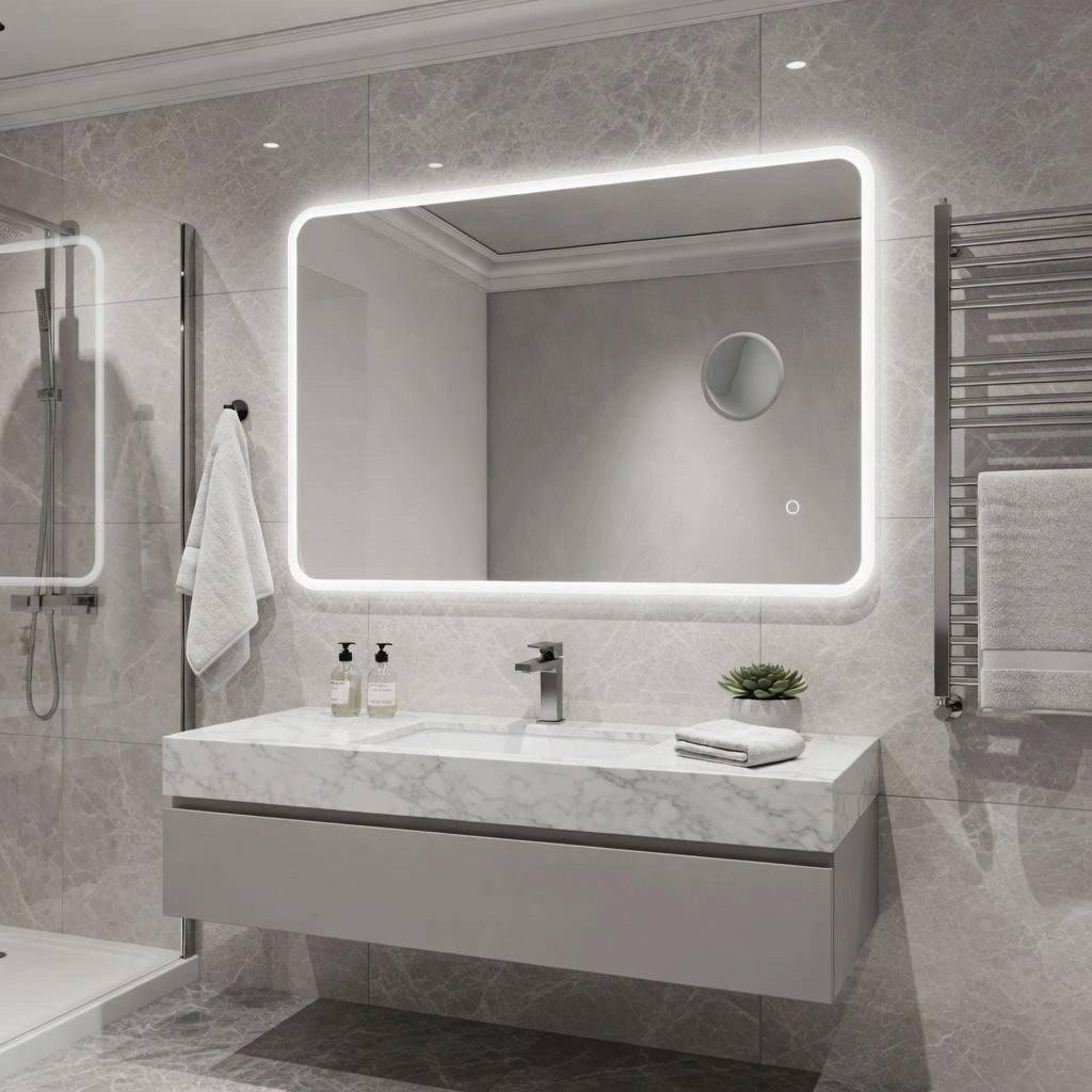 Specchio illuminazione led cm 120x60 - mod. L207