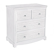 Cassettiera Legno Bianco Rustica da Interno - BLAINE