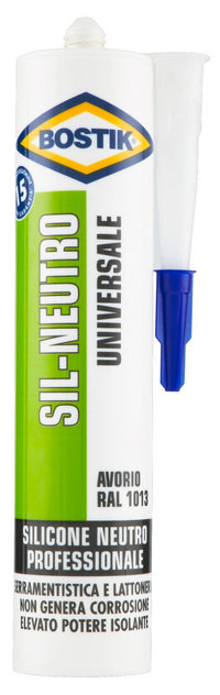 bostik silicone neutro 300 ml avorio cod:ferx.60113