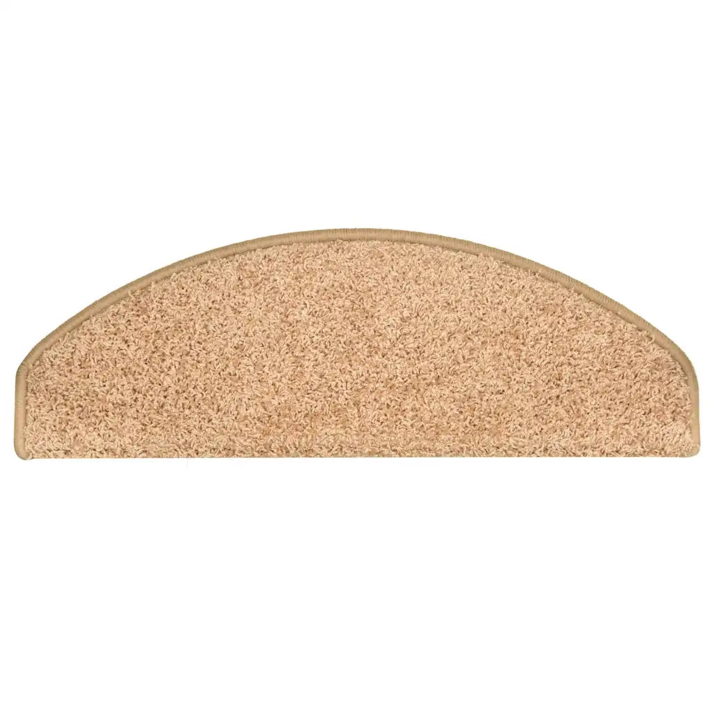 Tappetini per scale 15 pz 65x21x4 cm Oro Semicircolari Grandi 322379