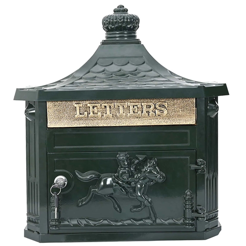 Cassetta Postale da Muro con porta Verde 40,5 x 16 x 45 cm 42023500