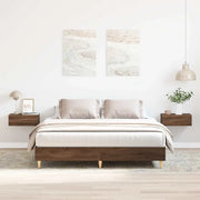 Giroletto senza Materasso Rovere Marrone 140x200 cm Truciolato