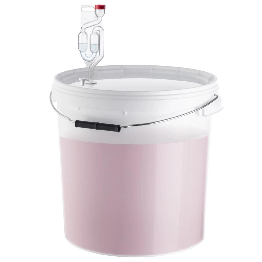 Contenitore di fermentazione KADAX da 20 litri, secchio per vino, liquori, birra, sidro + tubo di sughero