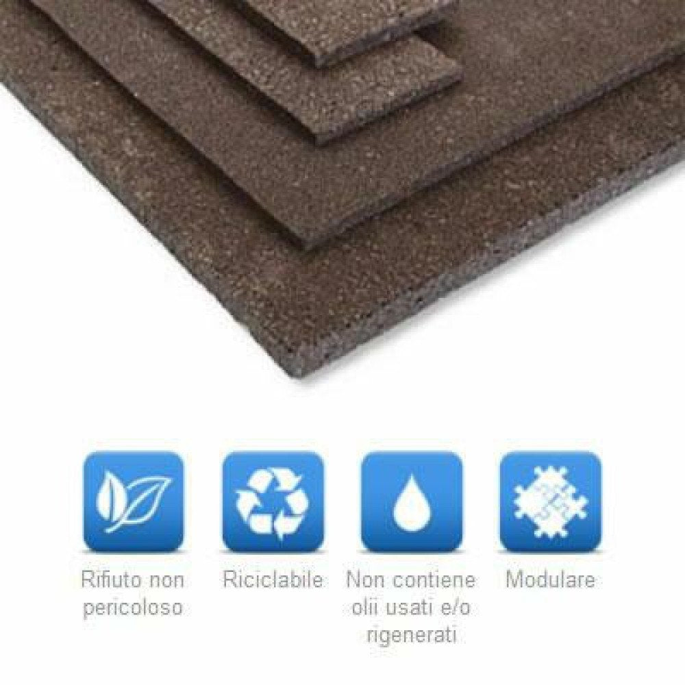 Isolante acustico per sottopavim ento isorubber mm.5 rotolo mt.1x