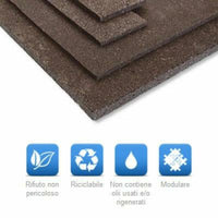 Isolante acustico per sottopavim ento isorubber mm.5 rotolo mt.1x