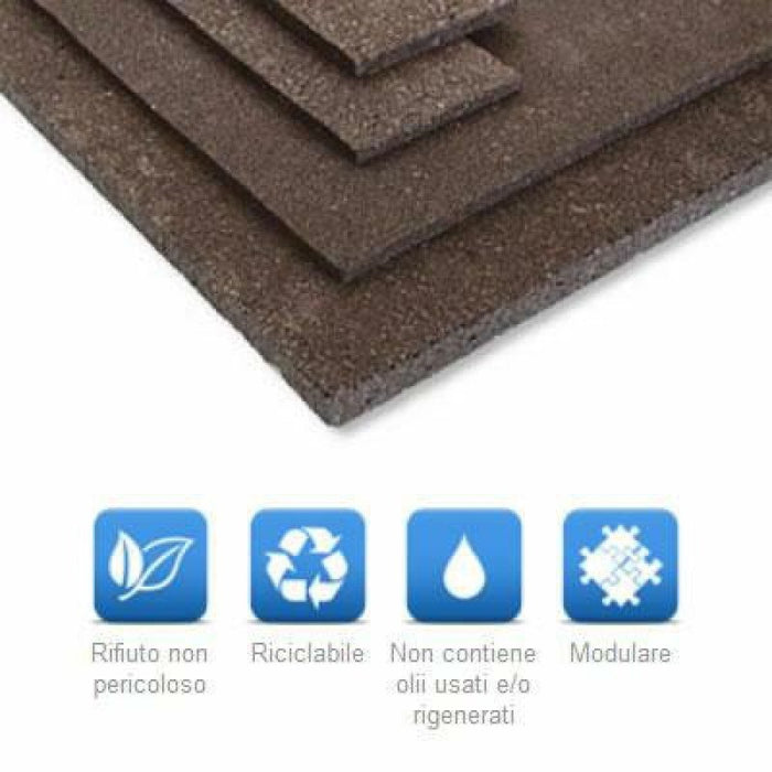 Isolante acustico per sottopavim ento isorubber mm.5 rotolo mt.1x