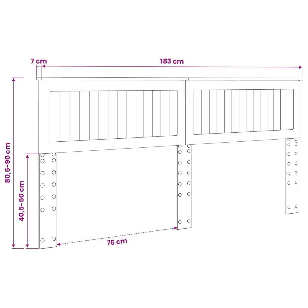 Testiera Bianco Legno ingegnerizzato 888385