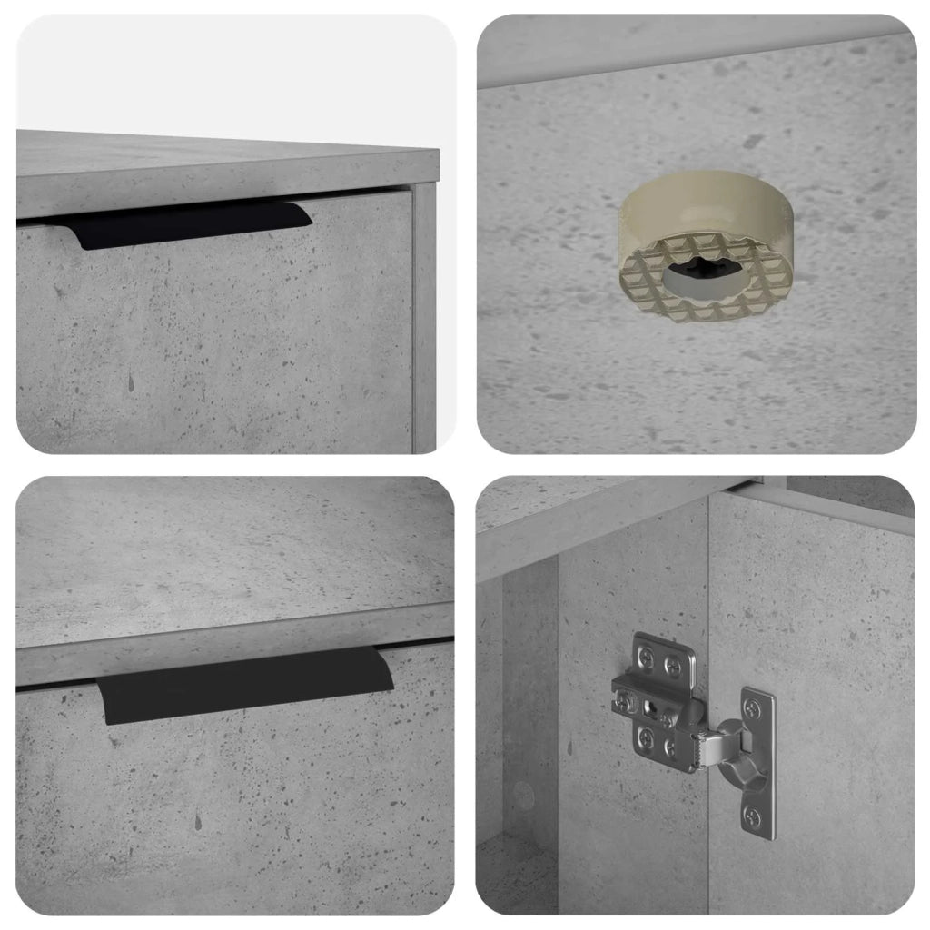 Mobile per gatti Grigio Cemento 100 x 49 x 45 cm 8014762