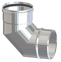 gomito inox aisi 304 x pellet 90â¦cm.8 cod:ferx.6013