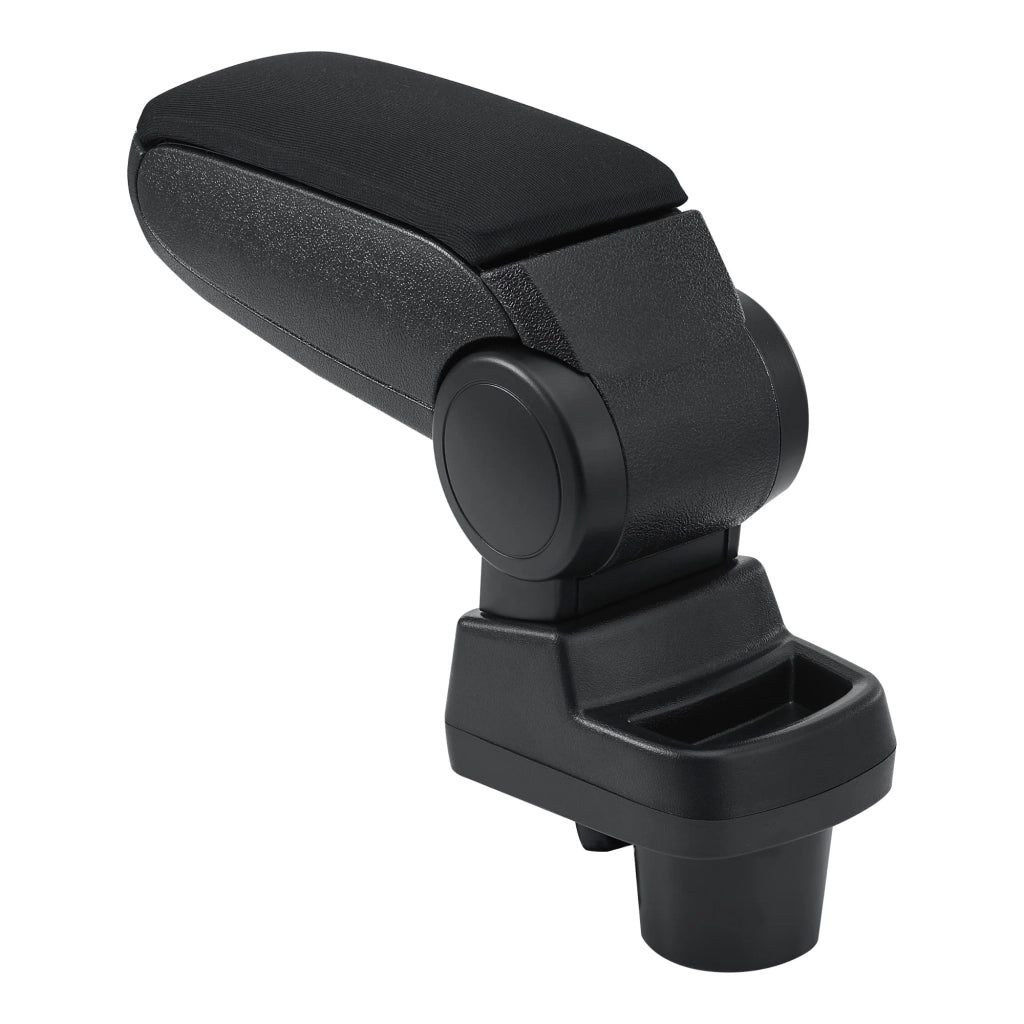 Bracciolo centrale per Opel Corsa F dal 2019 in poi tessuto nero con cuciture nere 03_0008845