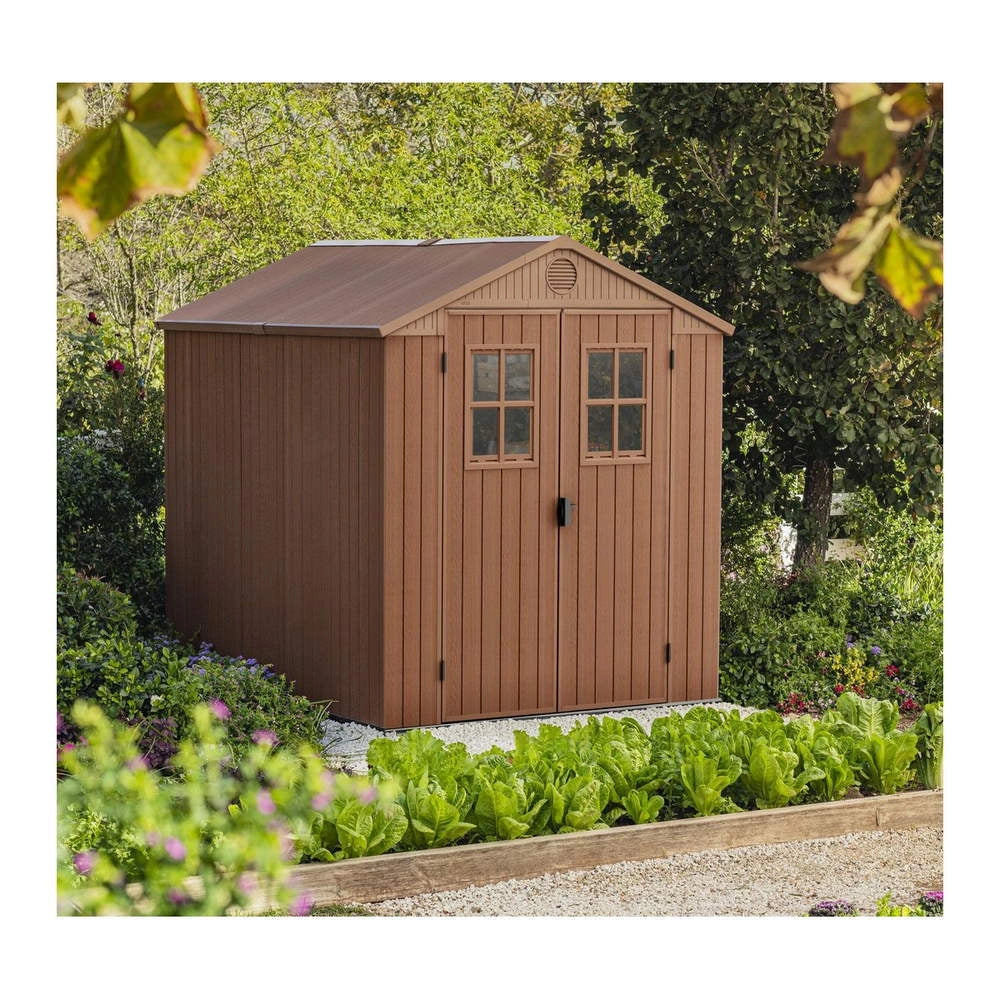 Casetta da Giardino in Resina Keter Darwin 6x8 Colore: Marrone