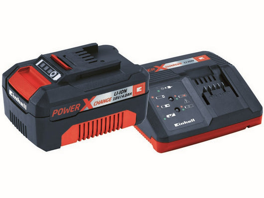 batteria + caricabatteria power-x-change 18 v - 4,0 ah cod:ferx.vit50042