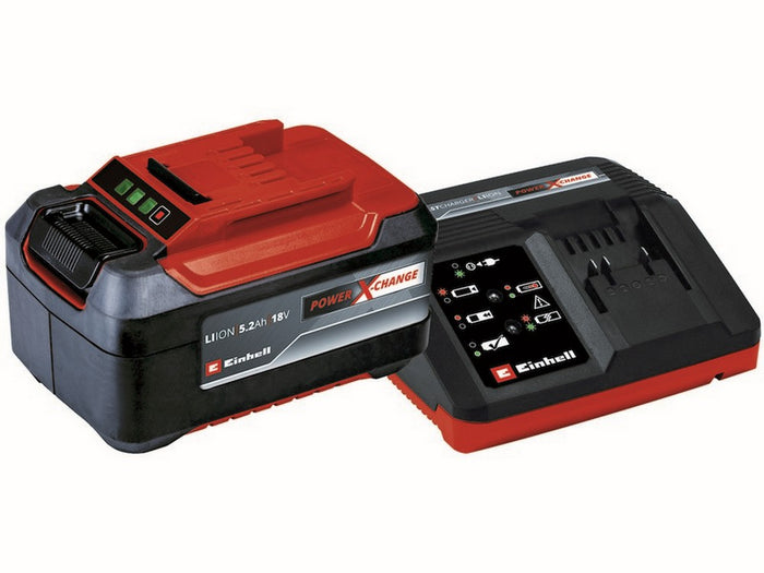 batteria + caricabatteria power-x-change 18 v - 5,2 ah cod:ferx.vit50043