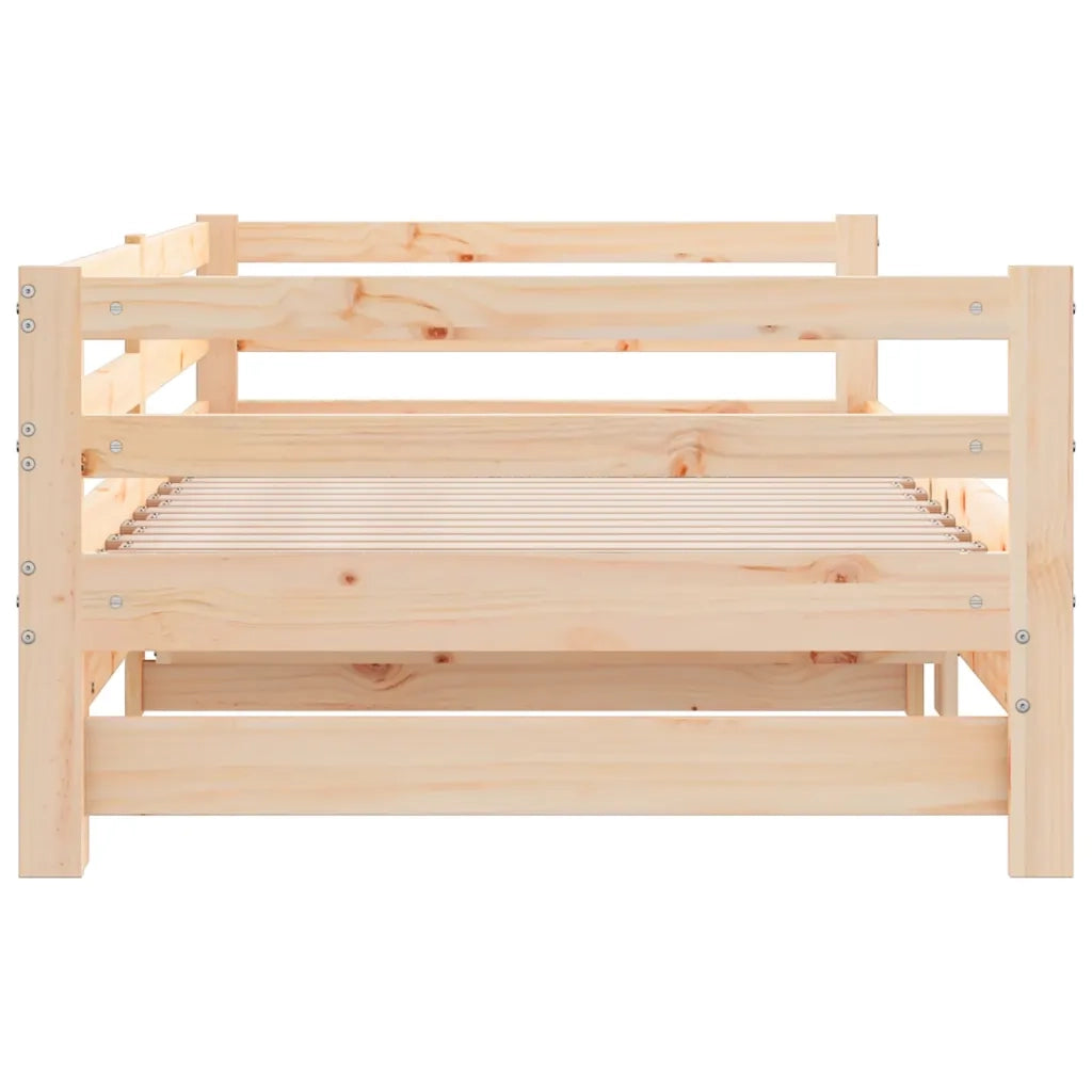 Lettino Estraibile senza Materasso-Struttura Letto 80x200 cm