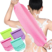Set di 4 spazzole per pulire il pavimento con manico, spazzola per pavimenti in nylon, spazzolino per lavandini estendibile, asciugamano per pulire pavimenti flessibile con cordino (rosa, blu, verde fluorescente, viola)
