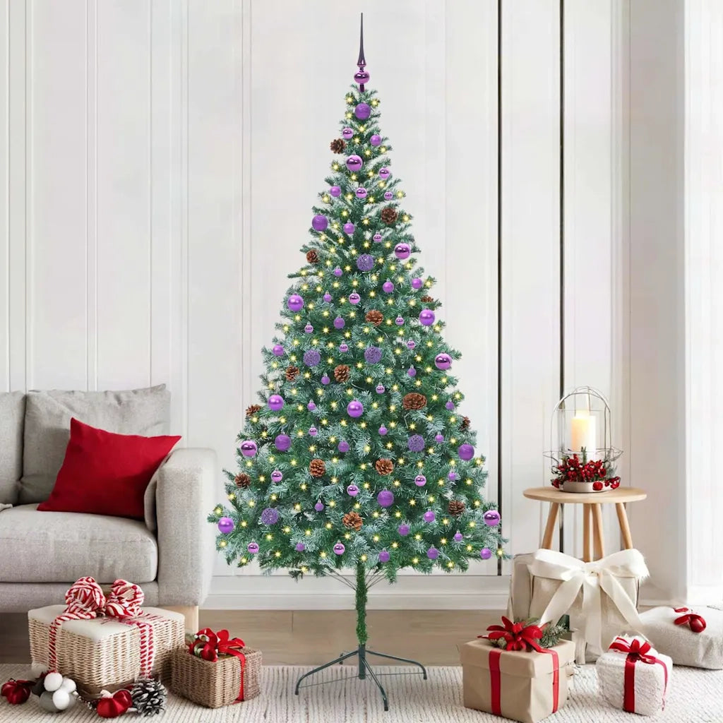 Albero di Natale | Decorazioni natalizie artificiale Verde 210 cm PVC e Acciaio