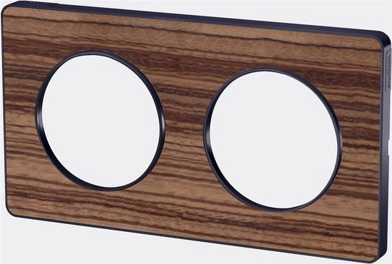 Pannello di legno Zeb con Anthrand - 2 posizioni orizzontali - Verde - Distanza 71 mm