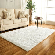 Tappeti umidi, tappeti in lunga piuma lavabili, tappeti a pila in stile ivory per la camera da letto, tappeti per la camera da letto, decorazione per la casa (ivory, 60 x 120 cm)