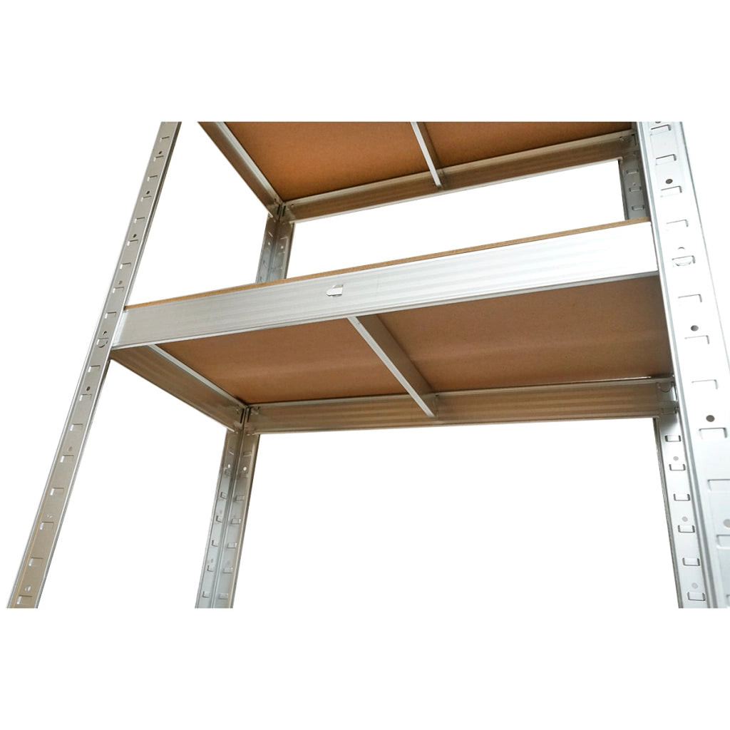 Scaffale in metallo con 4 ripiani in MDF, 180x60x45 cm, 100 kg/ripiano, montaggio senza viti Breckner Germany