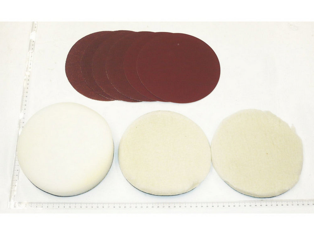 set cuffie + dischi per lucidatrice bt-po1100e 9 pezzi cod:ferx.vit38677
