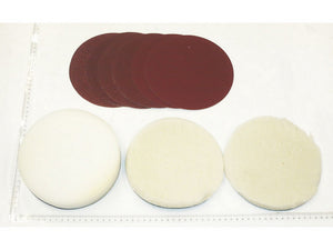 set cuffie + dischi per lucidatrice bt-po1100e 9 pezzi cod:ferx.vit38677