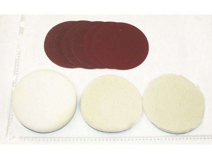 set cuffie + dischi per lucidatrice bt-po1100e 9 pezzi cod:ferx.vit38677