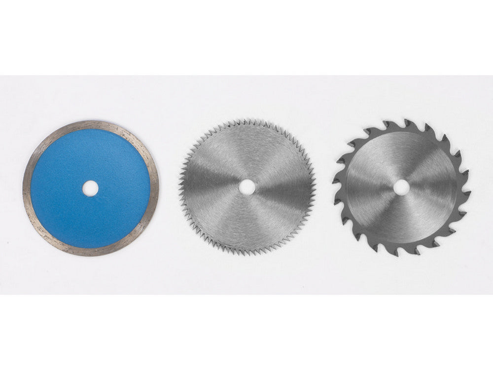 set dischi per mini-sega circolare 6 pezzi  mm. 85x10 cod:ferx.vit38838