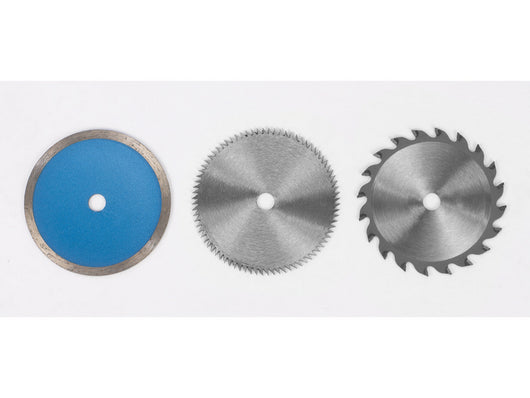 set dischi per mini-sega circolare 6 pezzi  mm. 85x10 cod:ferx.vit38838