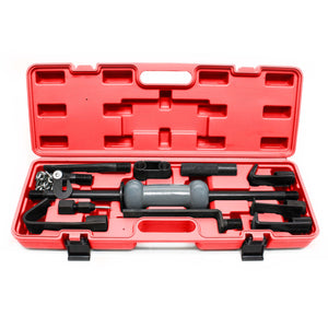 Set universale 11 pezzi per riparazione carrozzeria con martello scorrevole per ammaccature