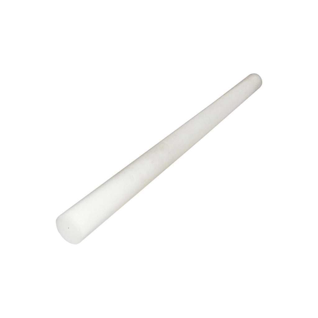 Barra di poliammide, poliossimetilene-poliacetale POM bianca 1000x60mm 4.24 Kg
