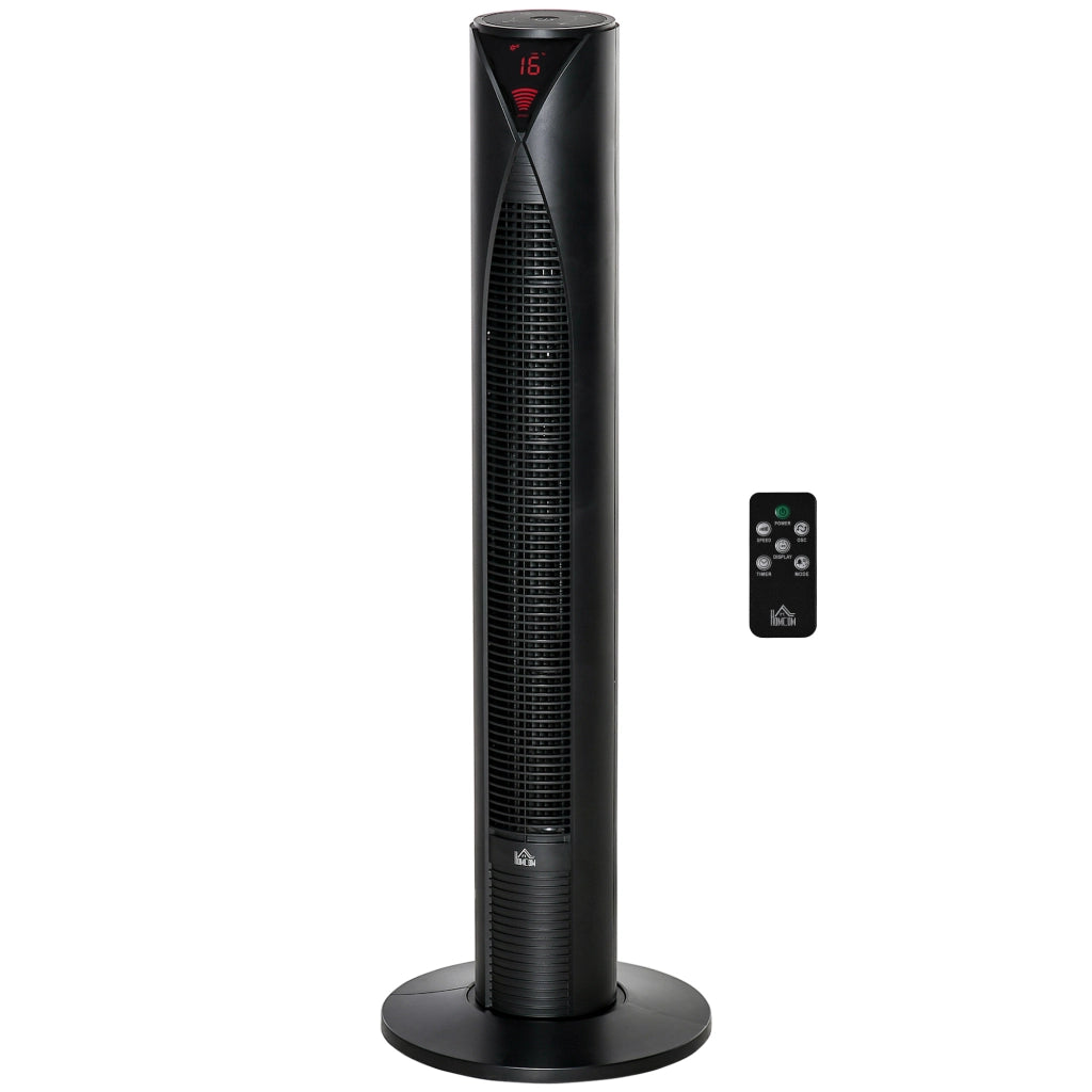 Ventilatore a colonna silenzioso ¨C zephmum ¨C nero 31.5x31.5x96 cm